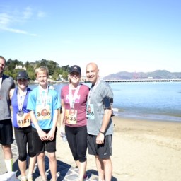 Seeing an old friend on race day